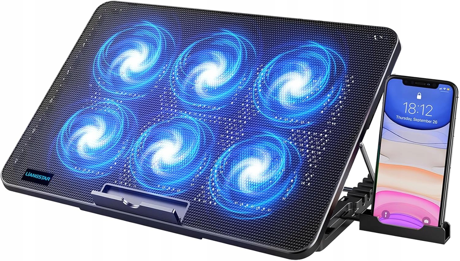 Chladicí Podložka Pro Notebook 6 Ventilátorů 2100 Ot./min Usb