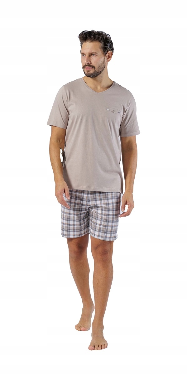 Pyžamo Andrej 1598 2XL Béžové