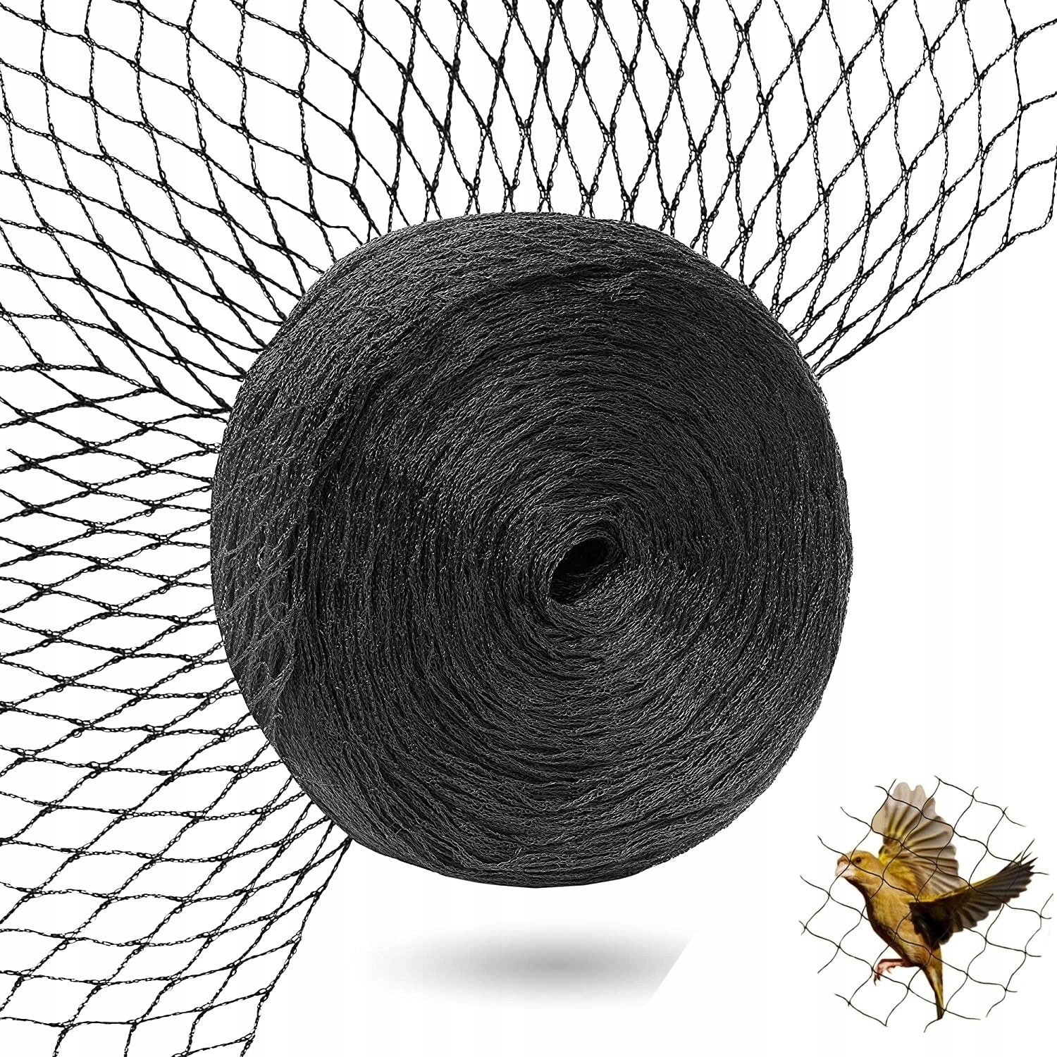 Veľká Veľmi Silná Sieťka Na Vtáky Škorce Proti Vtákom 5x100 m Hrubá 35 g/m2
