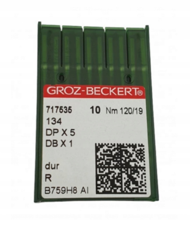 

Igła Groz-beckert 134 R/DPX5/135X5/DBX1 120/19