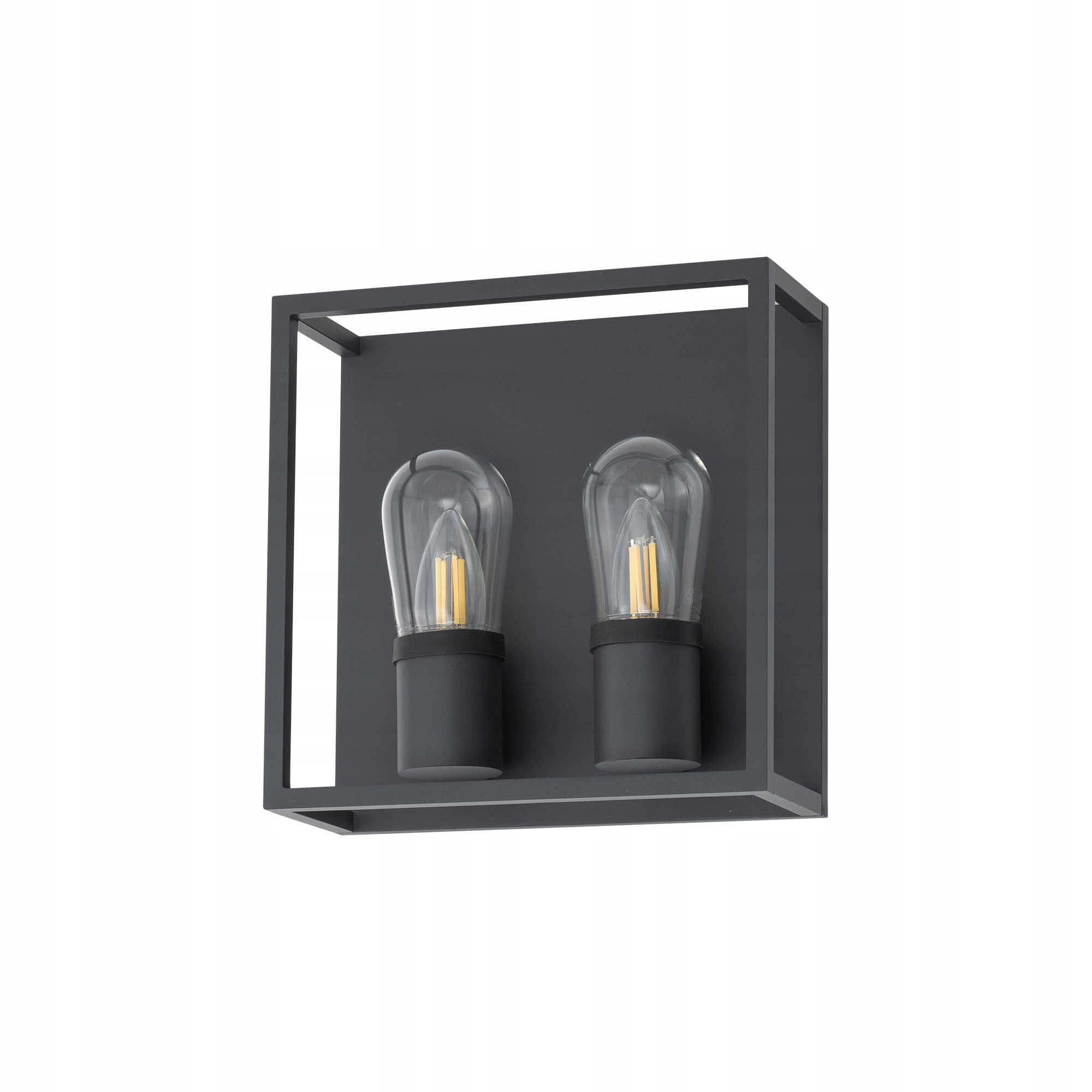 Nástenná lampa Nowodvorski Margot 2xE14 grafitová IP54 fasáda terasa