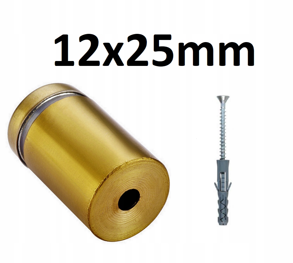 

Dystanse Montażowe 12x25 Dystans Montażowy Złoty