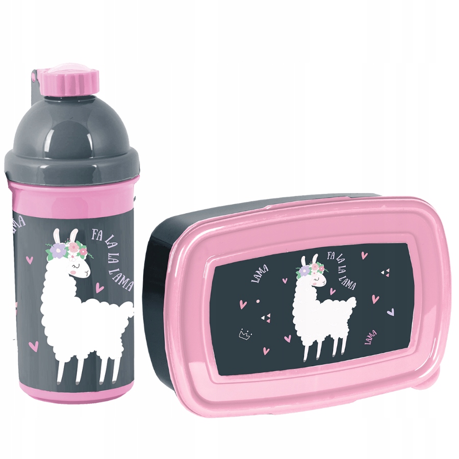 

Zestaw Bidon I Śniadaniówka Lunchbox Paso Lama