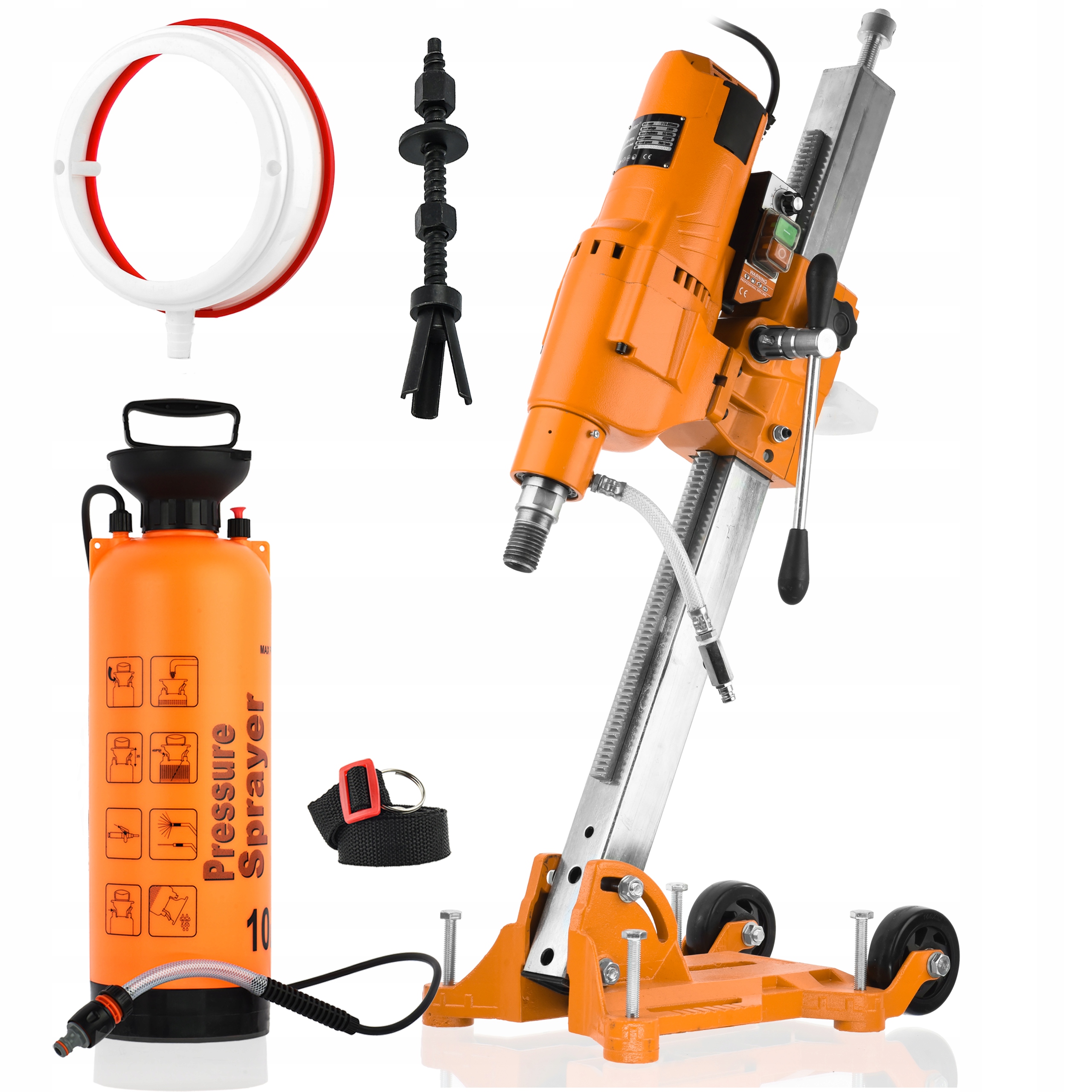 Wiertnica do betonu pochyła 4,35 kW FI 305 mm Zestaw