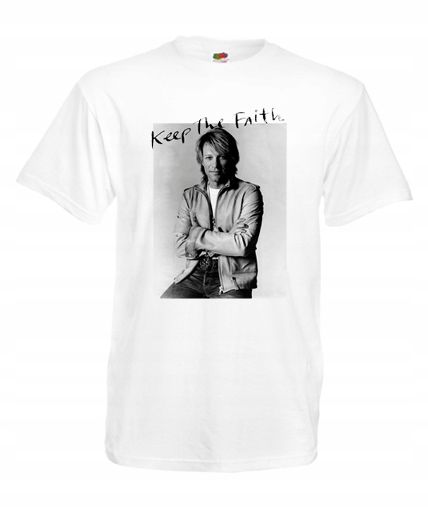 

XXXL Koszulka Męska Bon Jovi Jon Rock Faith Wzory