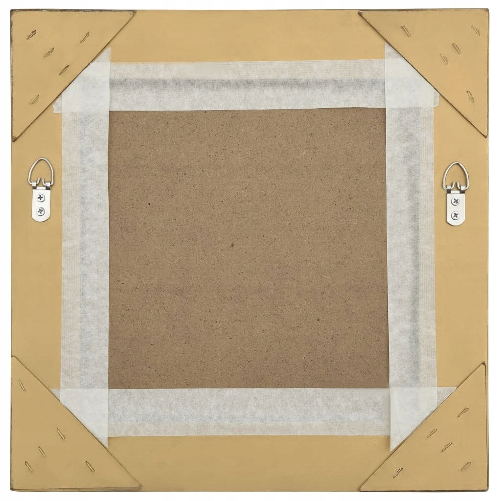 LUSTRO ŚCIENNE W STYLU BAROKOWYM 40X40CM ZŁOTE Szerokość 40 mm