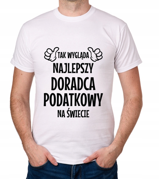

koszulka Najlepszy Doradca Podatkowy prezent