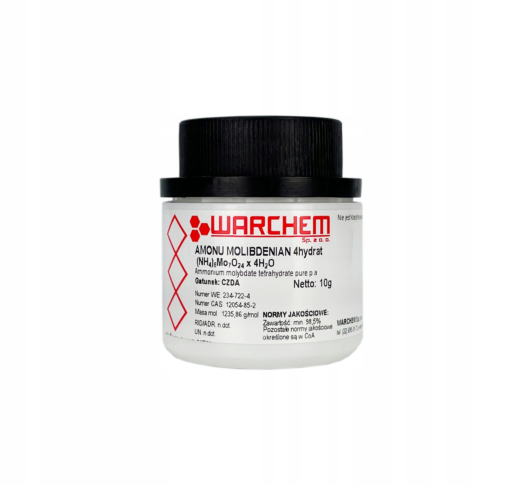 

Molibdenian Amonu 4hydrat Czda 10g