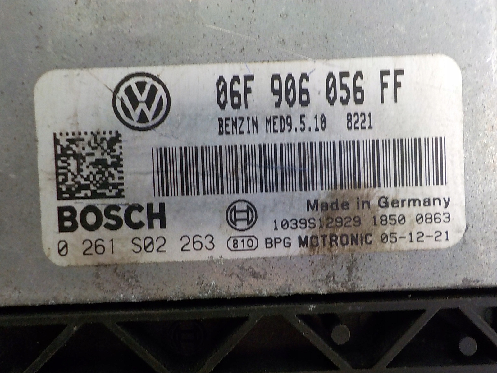 VW Computer Bedienteil 06F906056FF 0261S02263