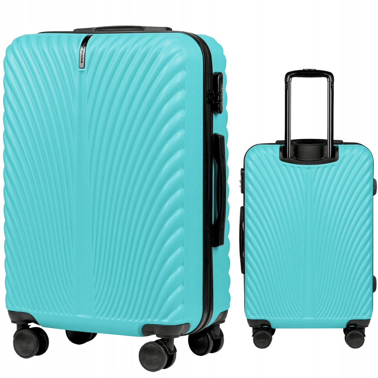 Cestovní kufr střední velikosti Wings Abs 4 kolečka, Tsa zámek, 24" tvrdý