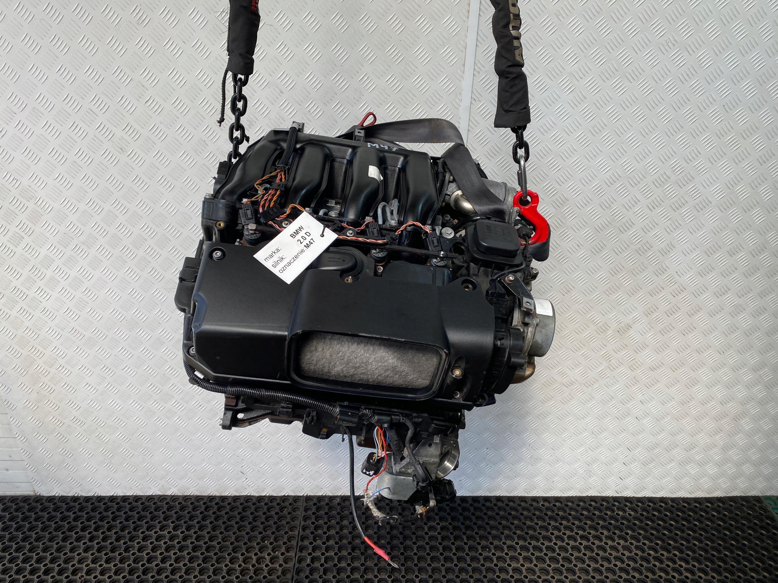 BMW 1 E81 E87 E90 04-07 engine complete 2.0D M47D20 M47T 204D4 173tys.km