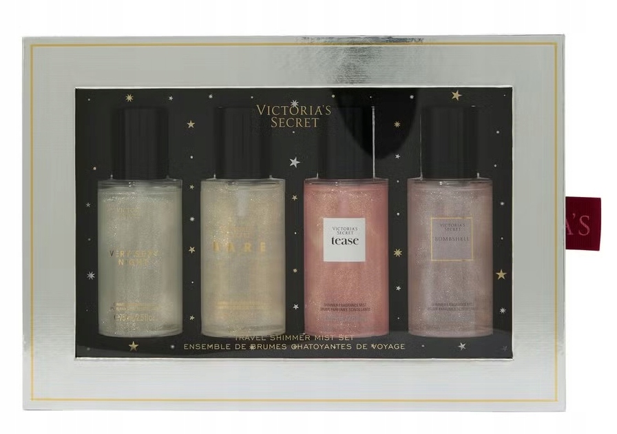 Dárková sada Victoria's Secret 4x75 ml Bombshell Tease Bare Very Sexy
