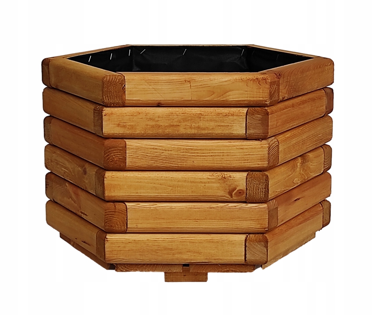 Donica ogrodowa, drewniana Aksamitka 50/43/60 cm Pinia