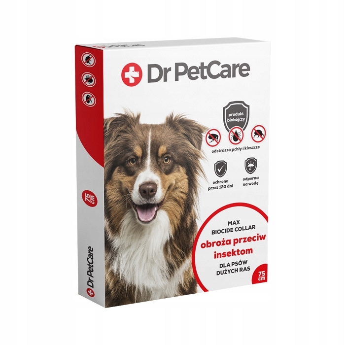 

Dr PetCare obroża dla psa na pchły i kleszcze 75cm
