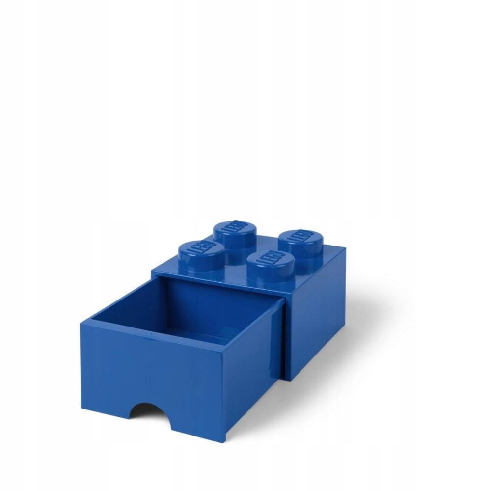 Lego (r) Kontejner Kostka Se Zásuvkou Čtyřka Modrá