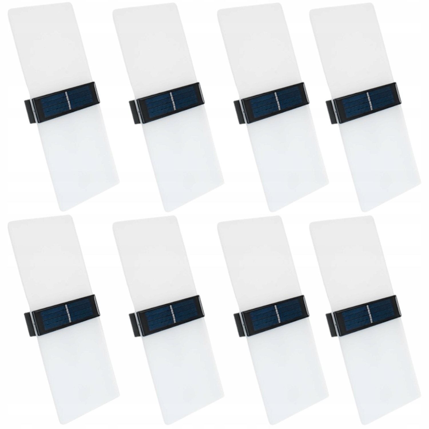 8x Solární lampa Dekorativní zahradní Led osvětlení terasy balkonu