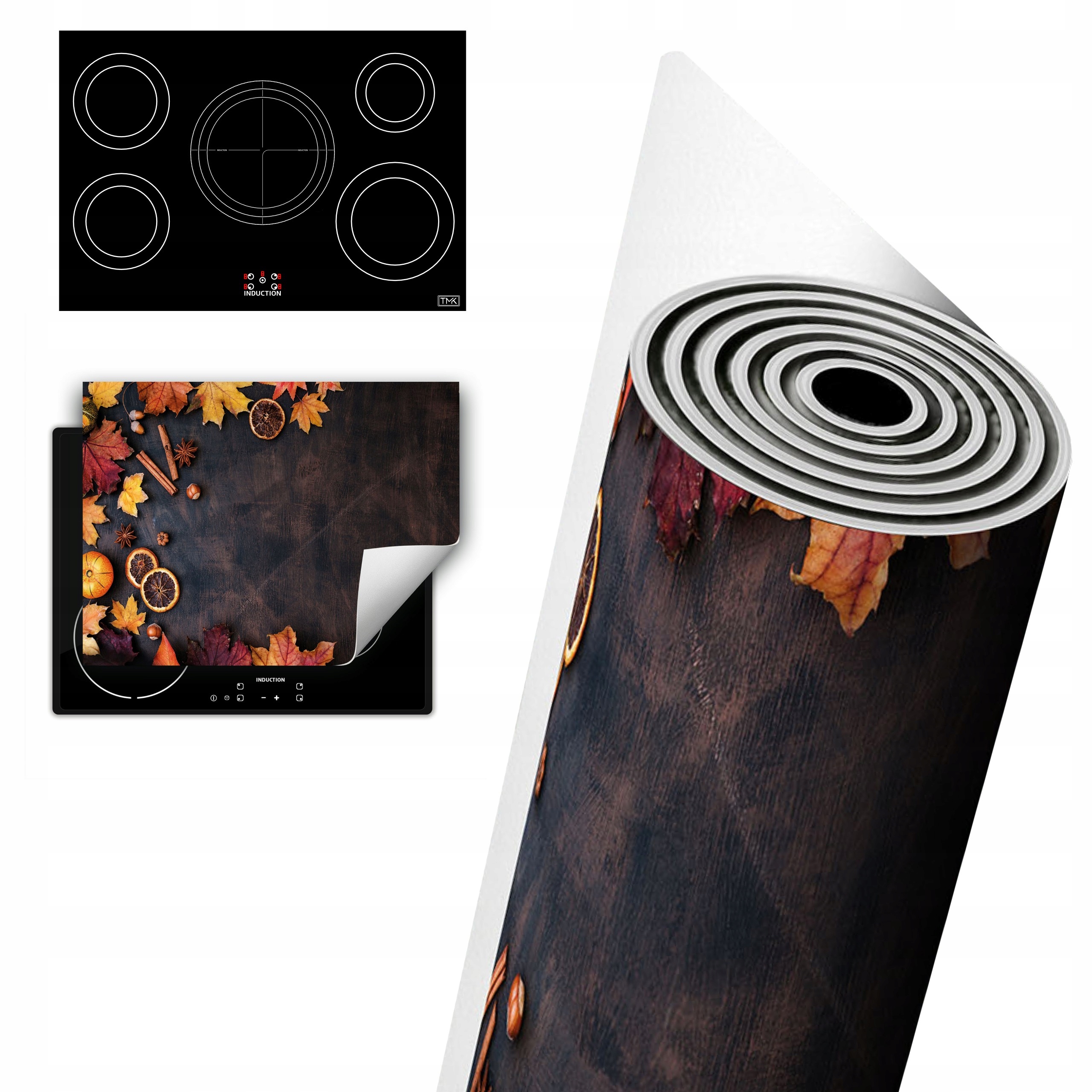 Vinylová Ochrana Na Indukci Desky 80x52 podzim