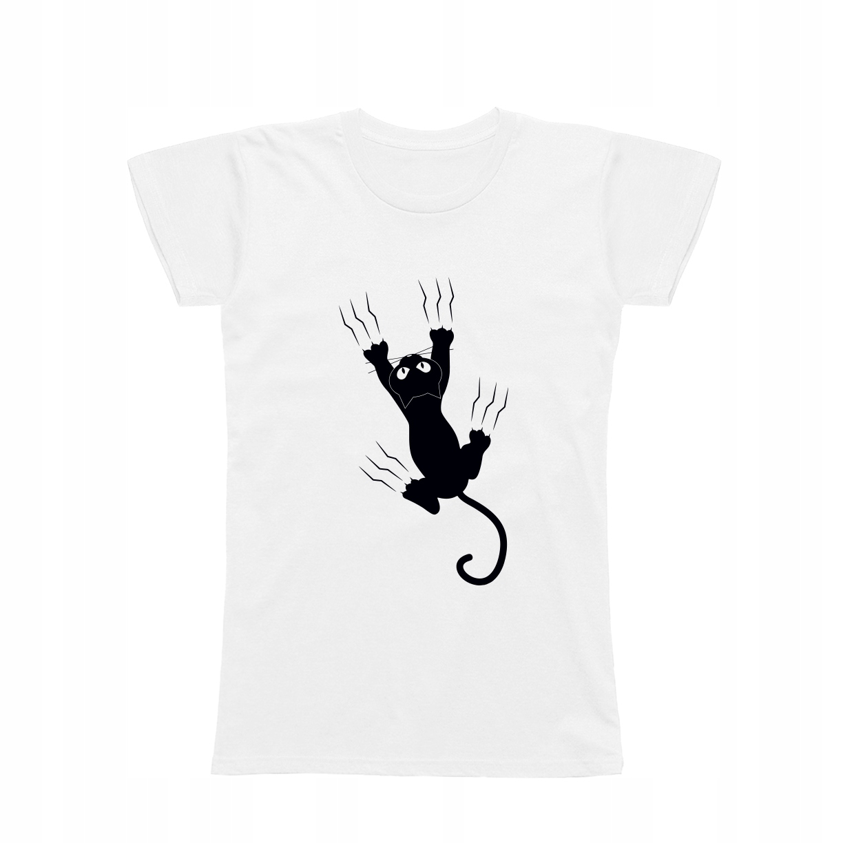

XL - Koszulka T-shirt Kot Z Kotem Kociara Prezent