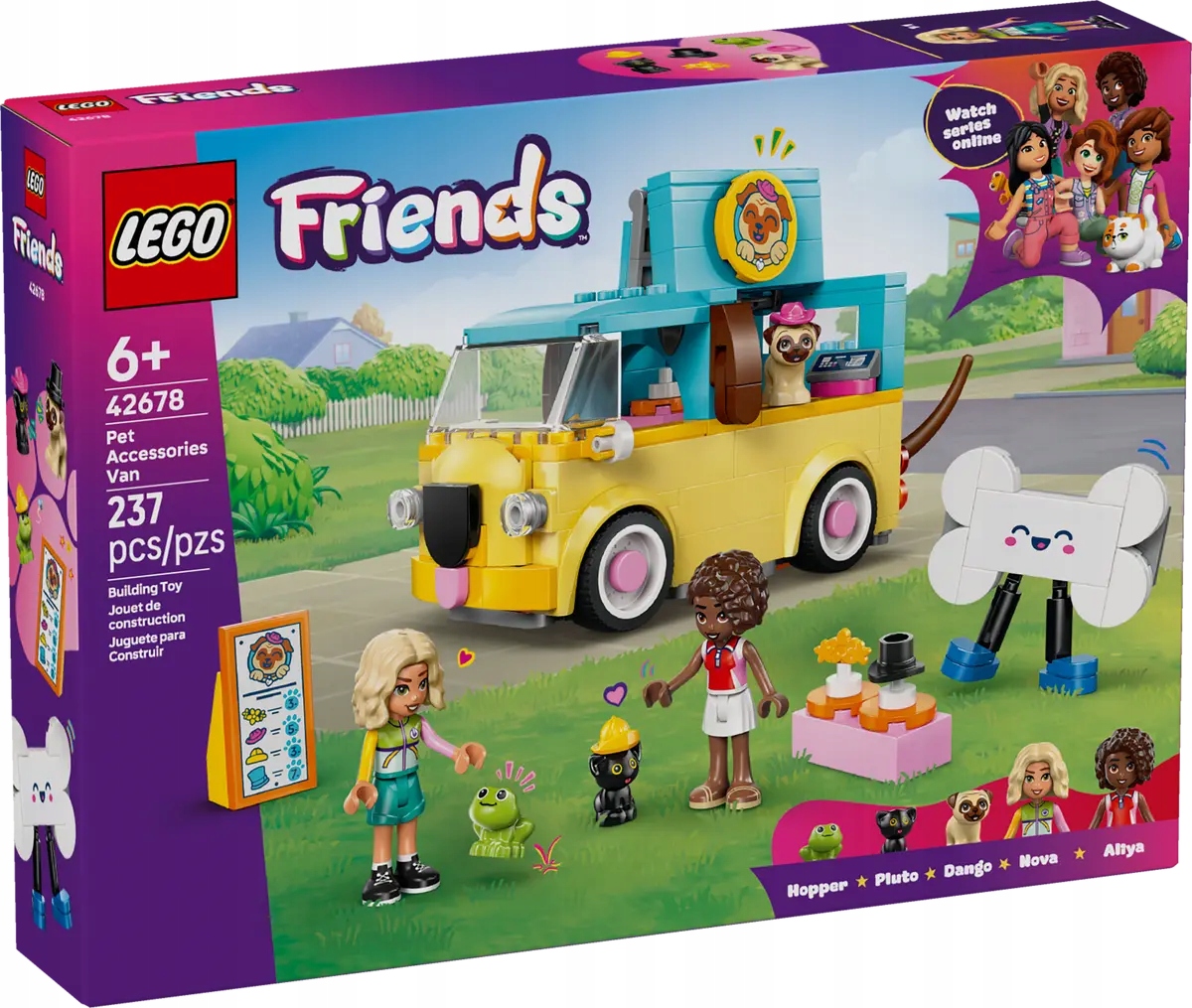 42678 Lego Friends – Náklaďák s doplňky pro zvířata