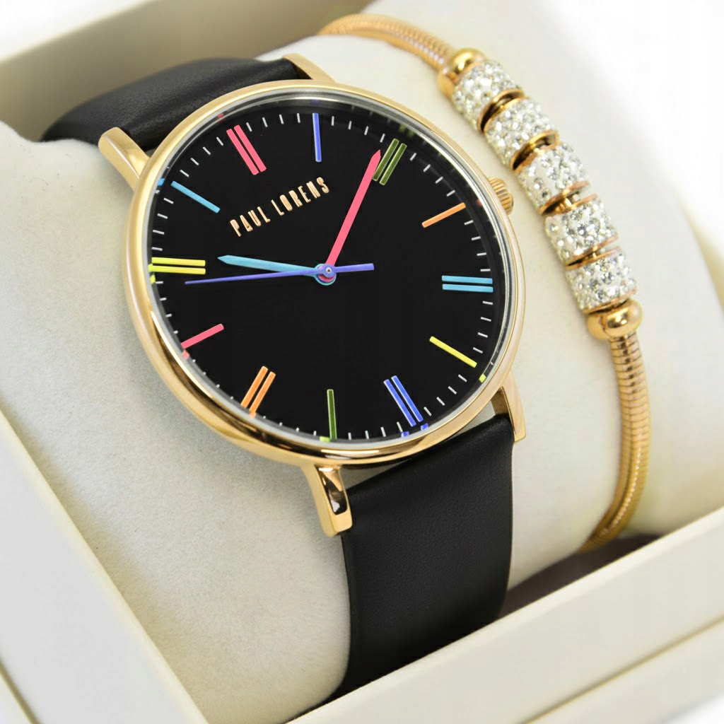 Dámská sada hodinek Paul Lorens Kalama efektní ciferník Gravírování