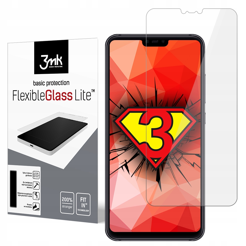 

Szkło+Folia Markowa Hybryda od 3mk Xiaomi Mi 8Lite