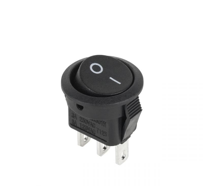 

Złącze przełącznik kołyskowy okrągły 16mm 3A/250V