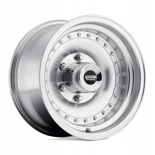 American Racing AR61 OUTLAW I 15x8 5x127 ET-19 MACHINED W/ CLEAR COAT