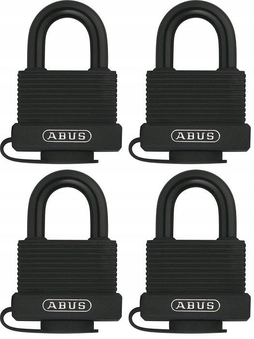 ABUS 4 SZT KŁÓDKA JARZMOWA SYSTEM JEDNEGO KLUCZA
