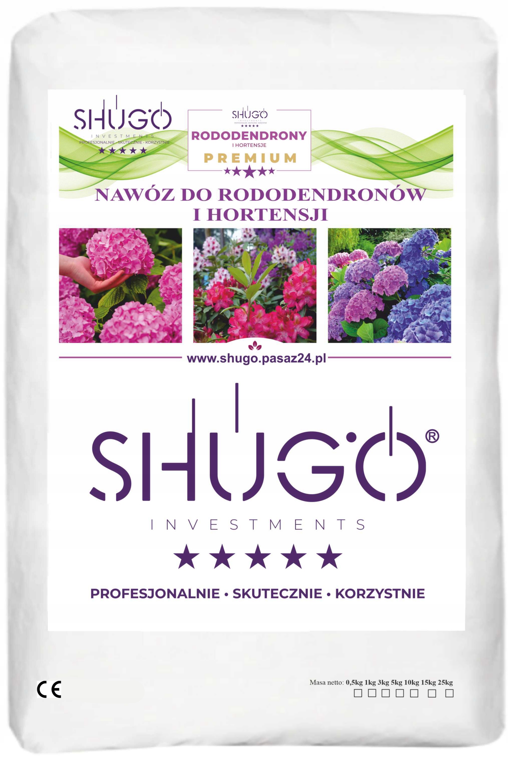 Nawóz do Rododendronów Hortensji 5 kg SHUGO