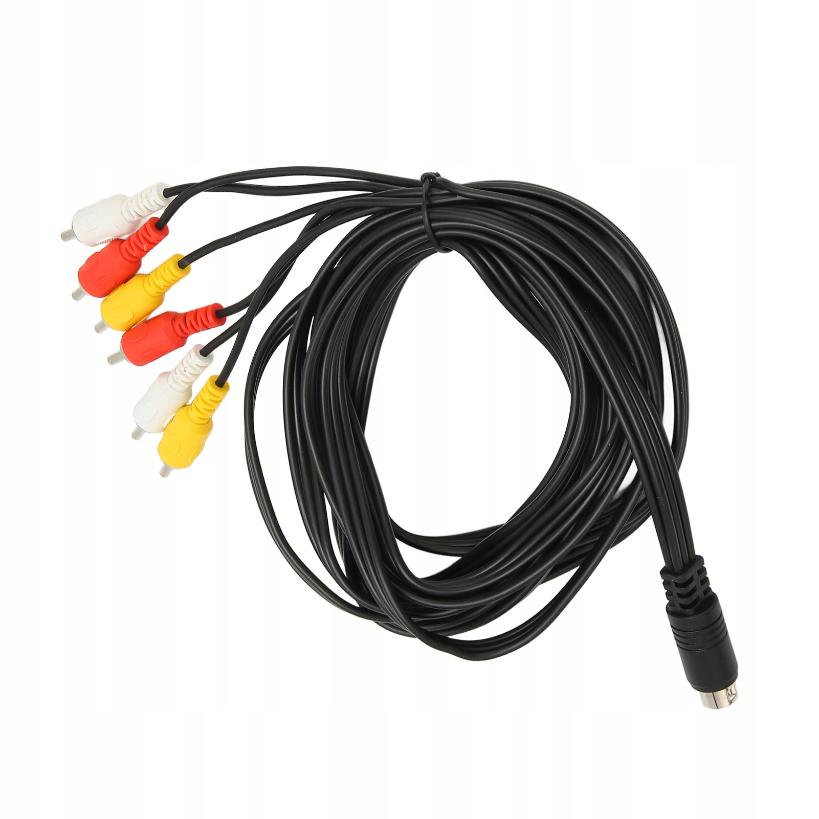 Kabel Mini DIN do 6 RCA 9 Pin wyraźny sygnał