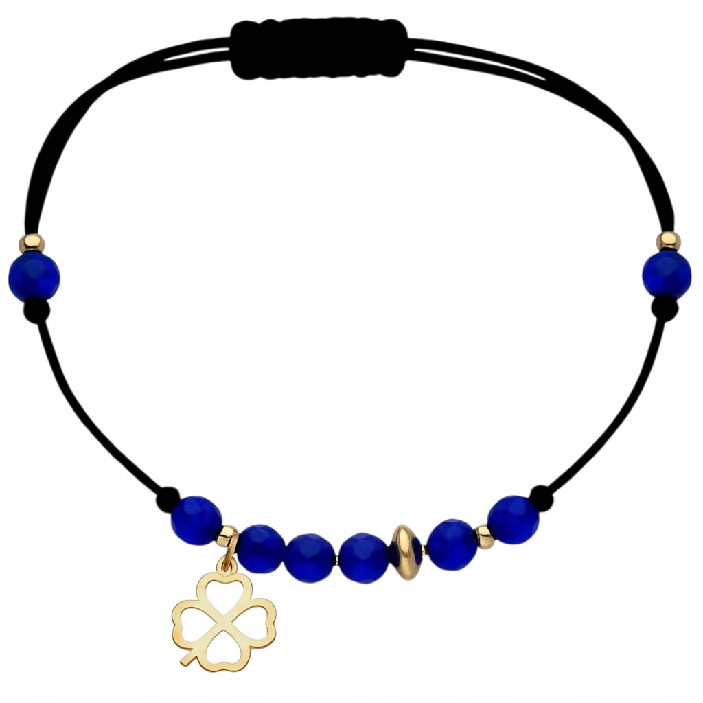 Stříbrný náramek Ag 925 pozlacený Agat PW0160325BG