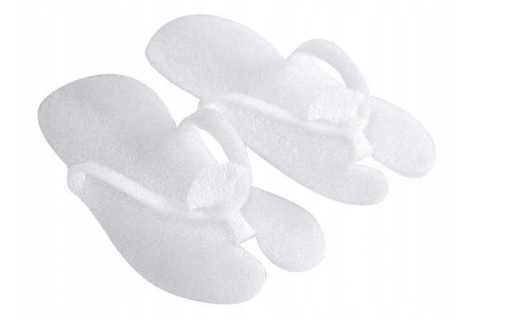 JAPONKI JEDNORAZOWE PIANKOWE KLAPKI KAPCIE DO PEDICURE 25 par