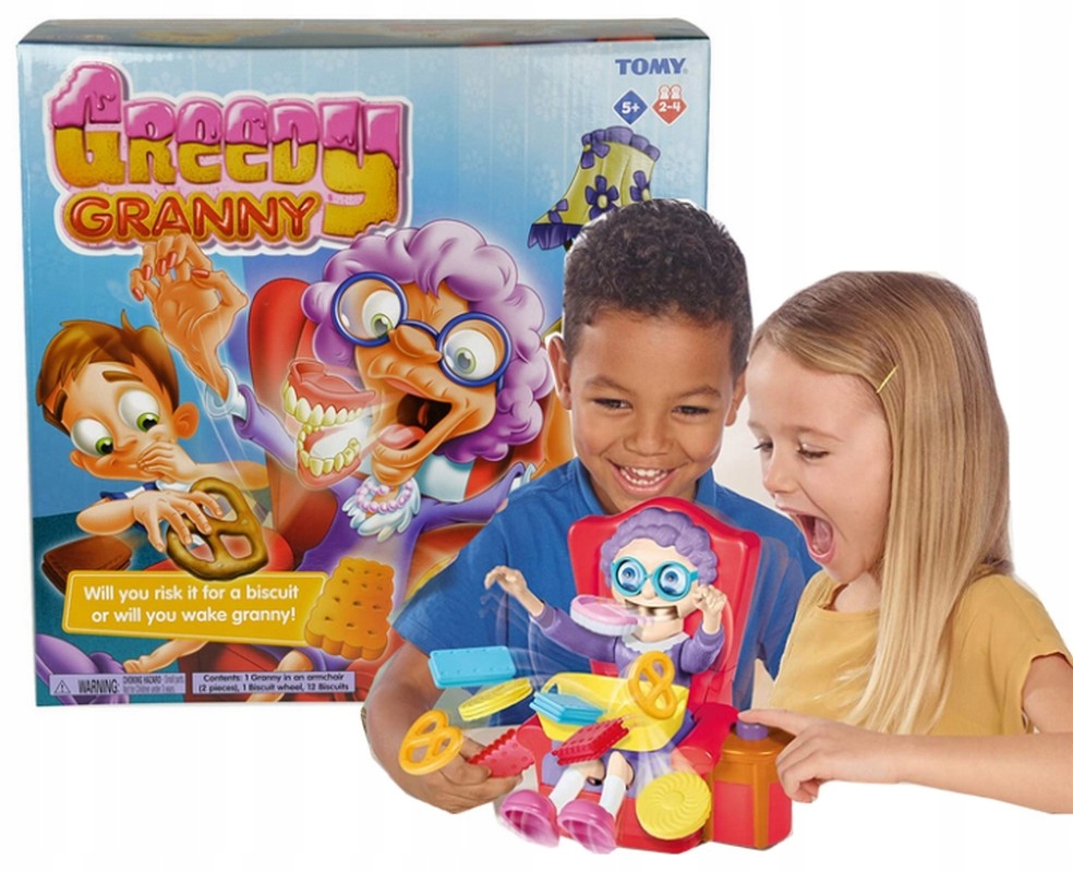 GRA ZRĘCZNOŚCIOWA ŁAKOCIE CHCIWEJ BABCI /TOMY/ Kod producenta T72465