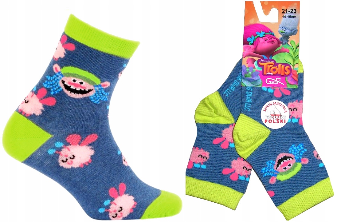 

Gatta skarpetki Trolls bawełna T2 * 14-15 cm 21/23