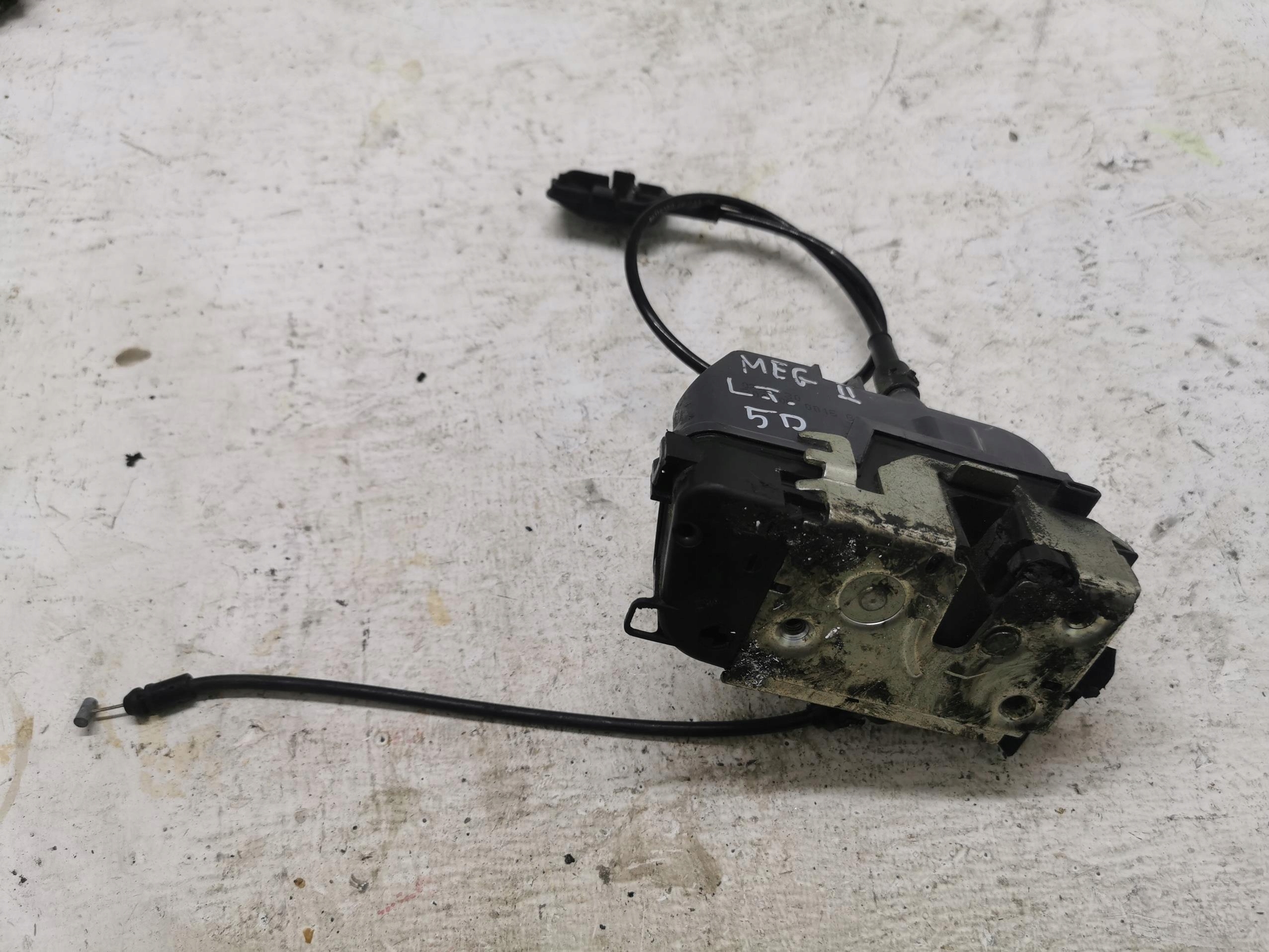 lock door left rear part RENAULT MEGANE II 6 PIN