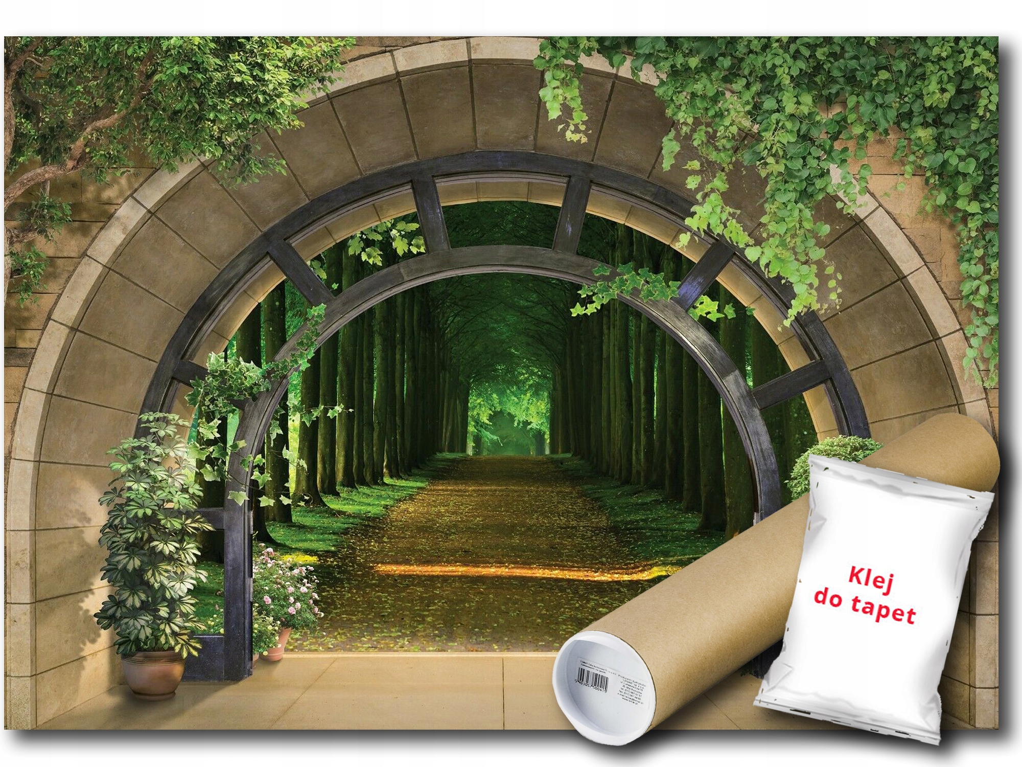 Vinylová Fototapeta Park Aleja Pohľad 3D 312x219