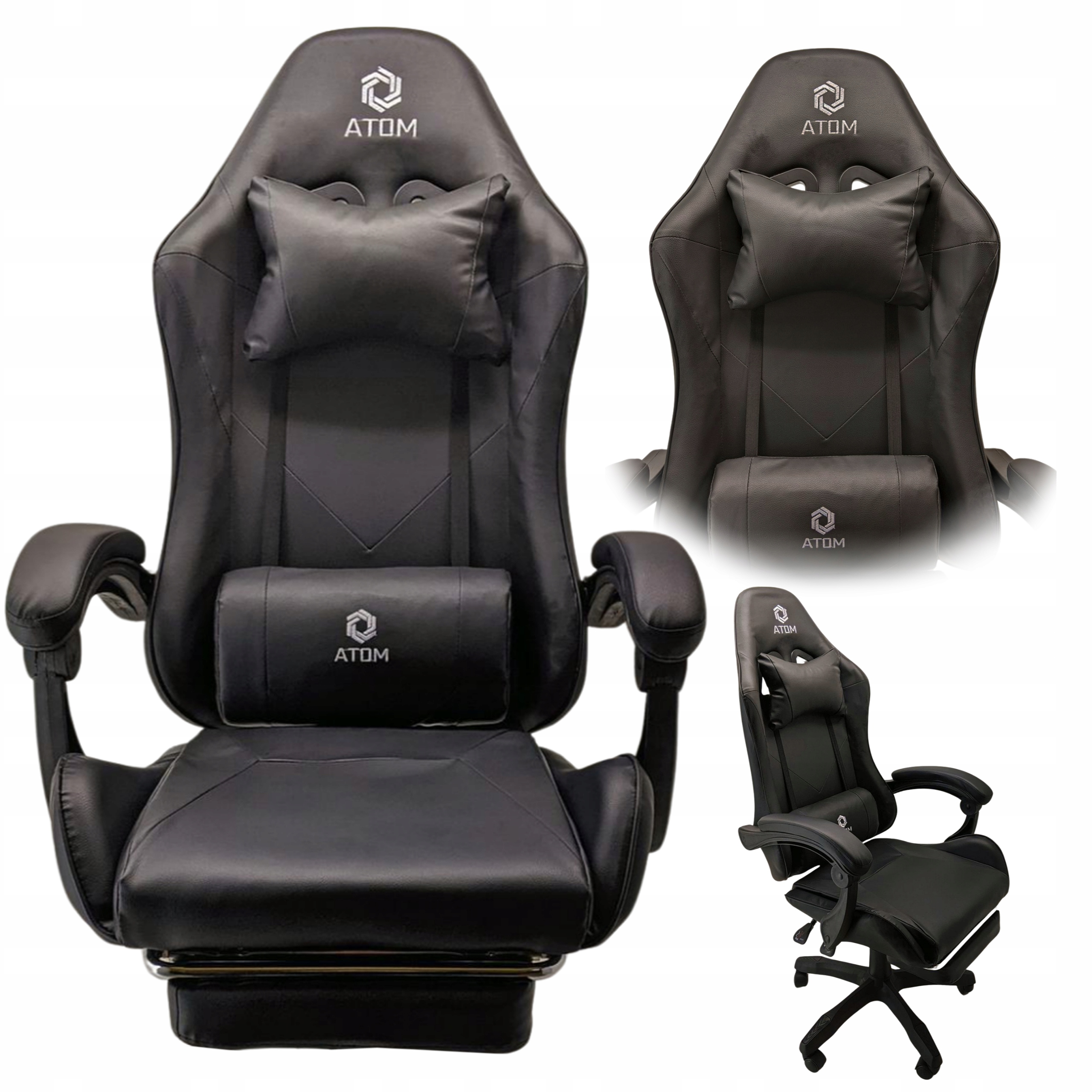 FOTEL GAMINGOWY OBROTOWY DLA GRACZA KUBEŁKOWY WYGODNY KRZESŁO BIUROWE EAN (GTIN) 5900779934191