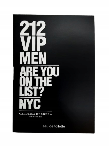 Carolina Herrera 212 VIP Men EDT 1,5ml