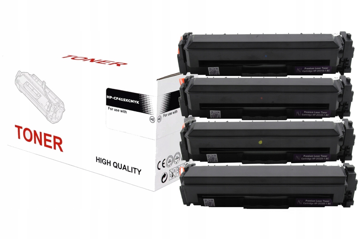 

4x Toner do Hp M454 M479 Hp W2030X Hp 415X Cmyk