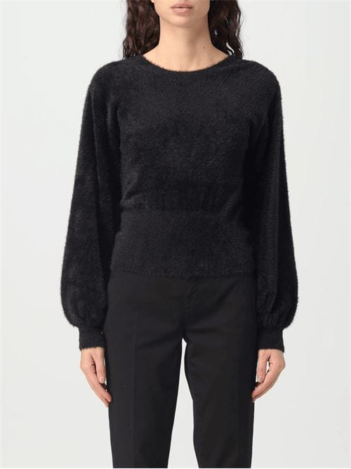 Liu Jo Černý Svetr S Odhalenými Zády (M)