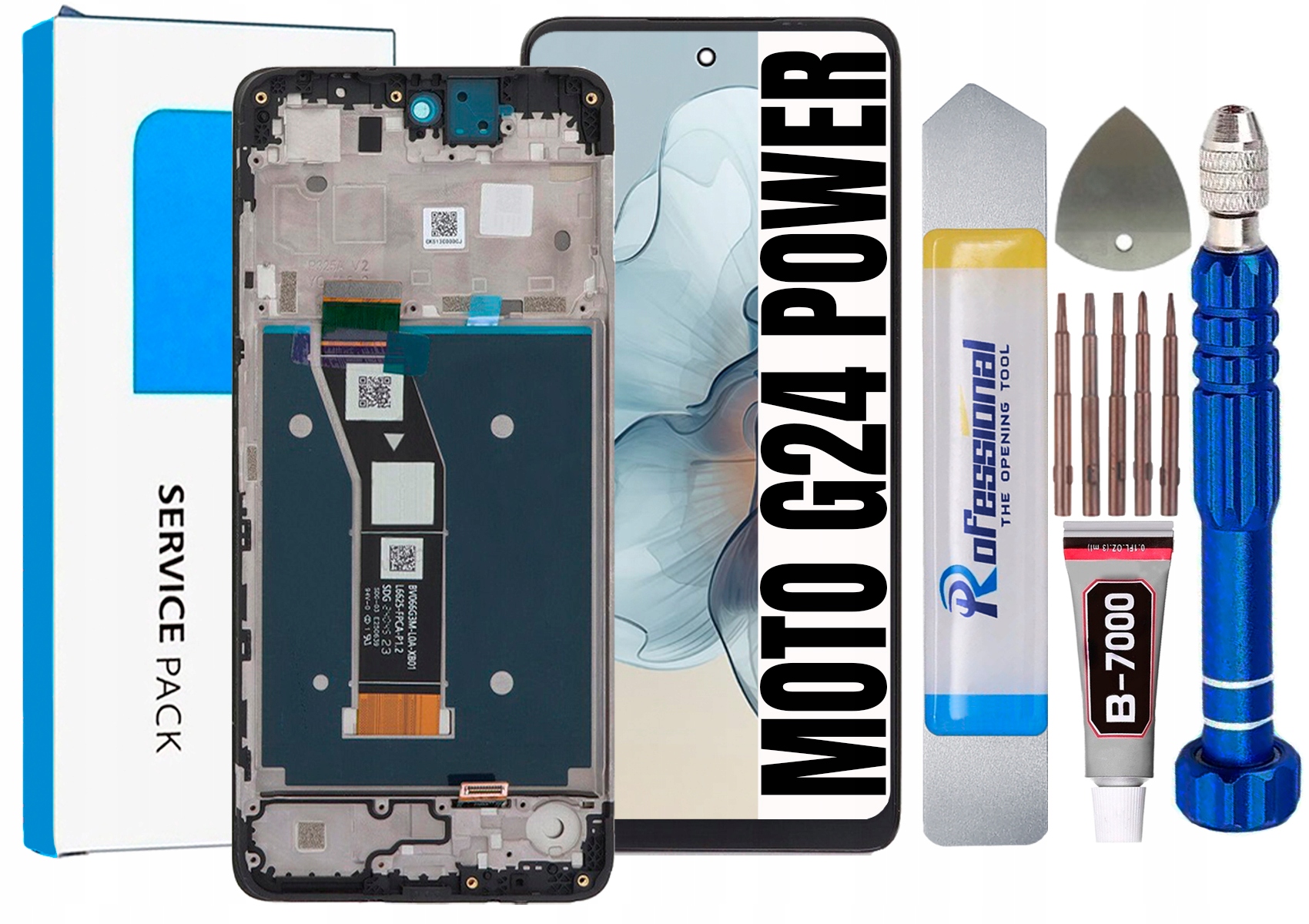 Displej Pro Motorola Moto G24 Power Originál LCD Rámeček