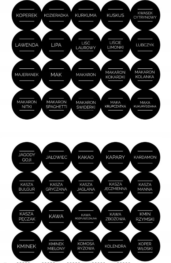 Słoik słoiki na przyprawy 120ml 20szt +200 naklejki M2 zakrętka Z55 łopatka Marka Akada