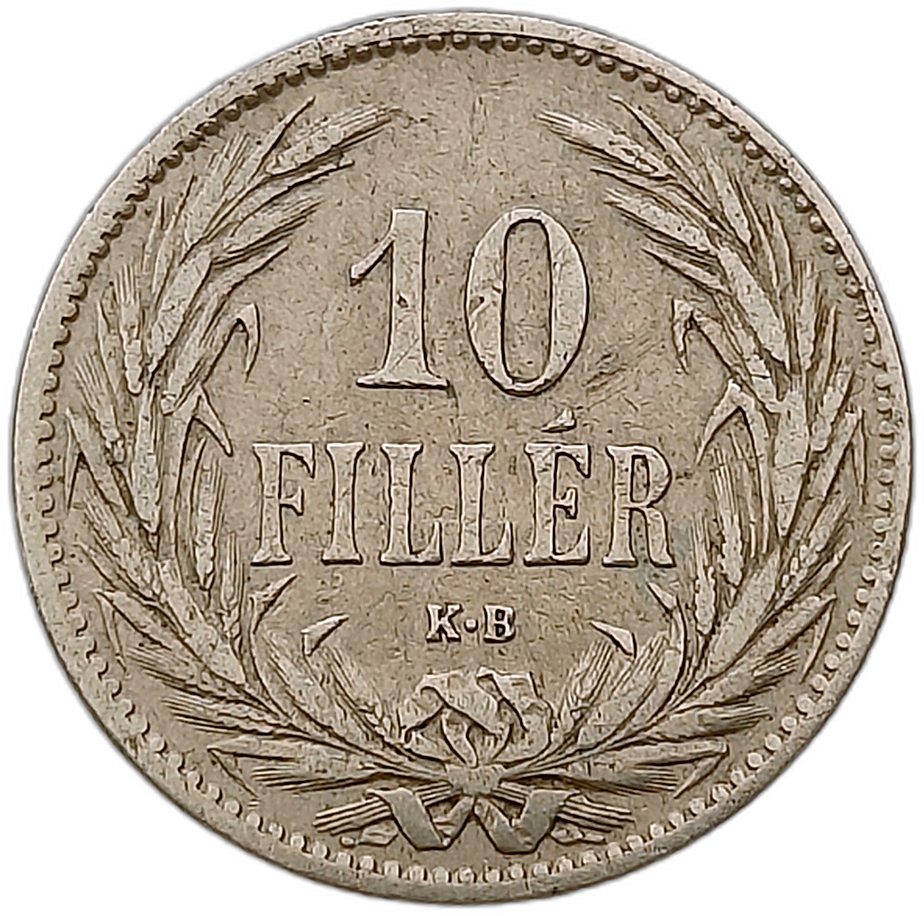 WĘGRY 10 FILLER 1895 KB 22E5