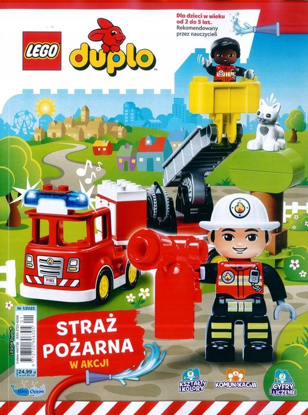 LEGO DUPLO 1/23 - GRY, ŁAMIGŁÓWKI + STRAŻAK