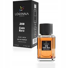 Parfém Lorinna Paris č. 208 Code Nero pánské Premium