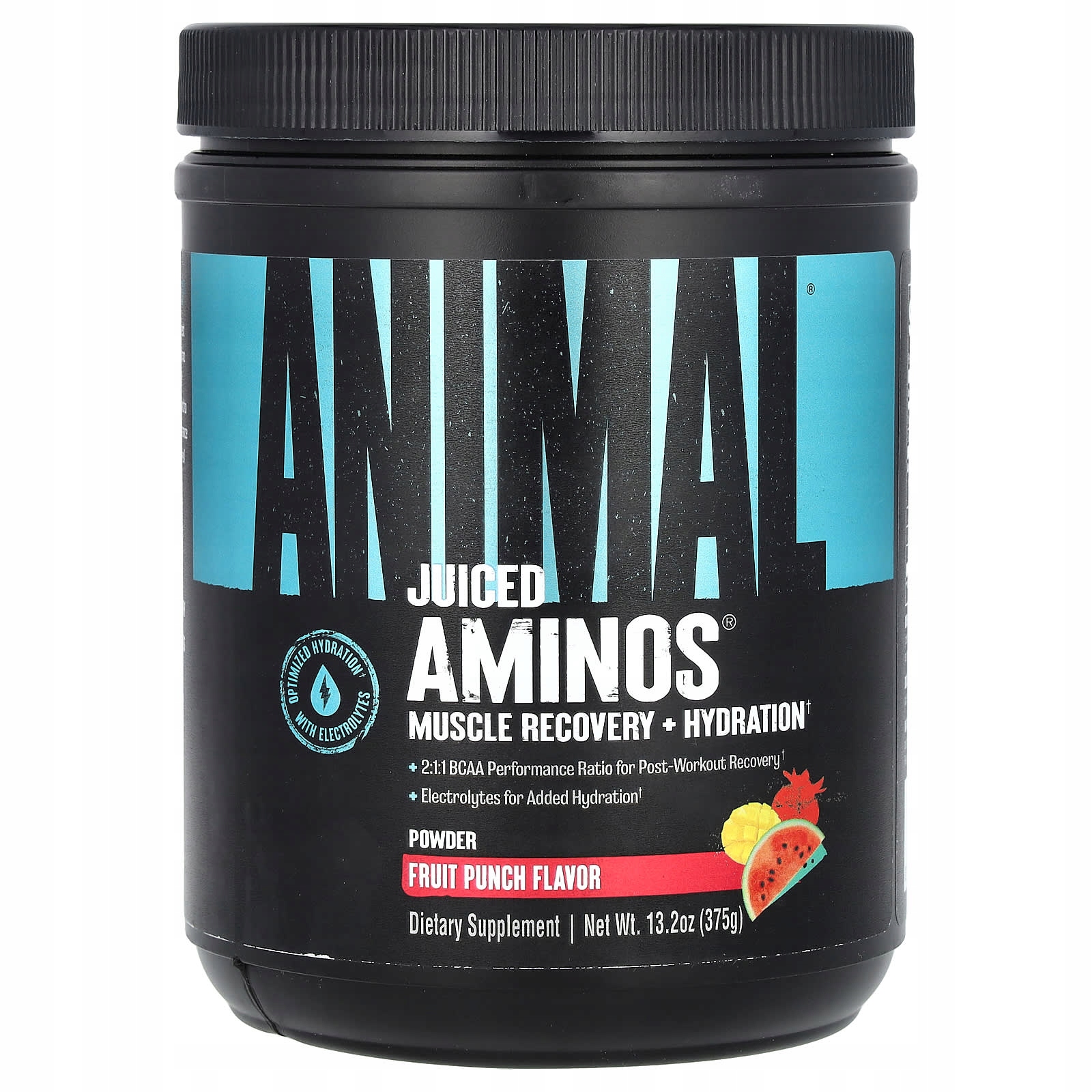 Animal, prášek Juiced Aminos, ovocný punč, 375 g