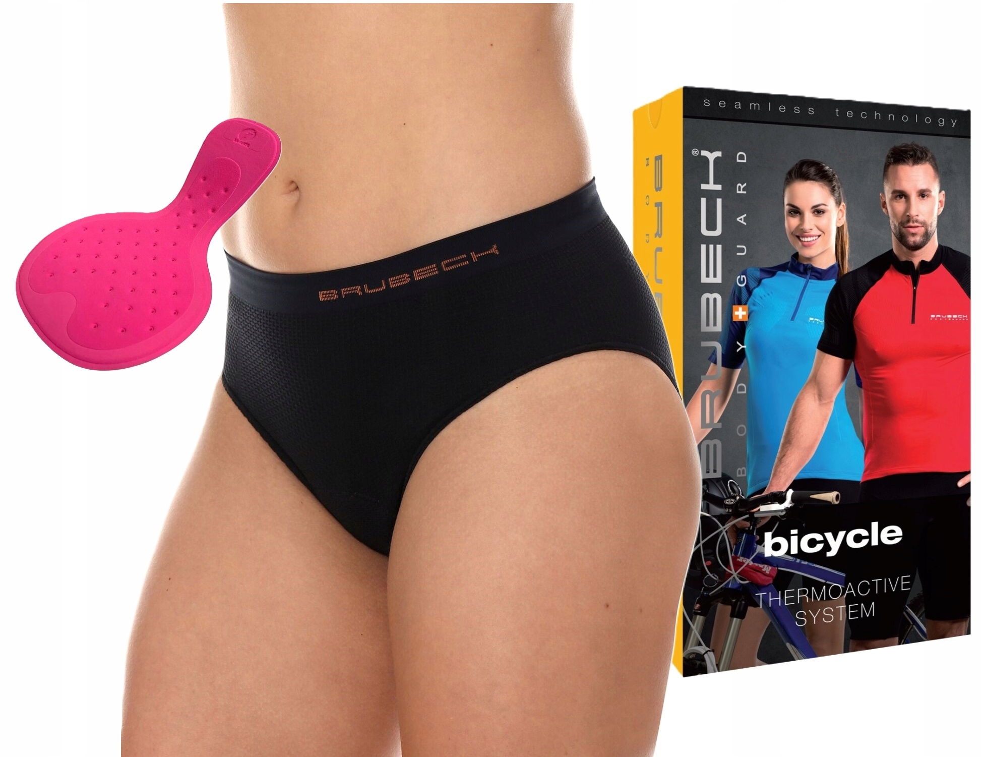 Rowerowe Damskie Majtki Z Wkładką Brubeck M