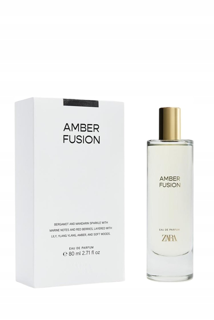 Amber Fusion 80 ml Zara Perfumy Damskie Box
