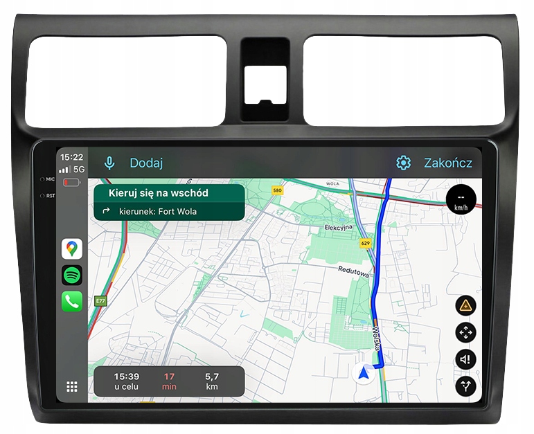 Suzuki Swift 2004-2010 Rádio Navigace Pro Android TS20 12GB/256GB 2K Qled