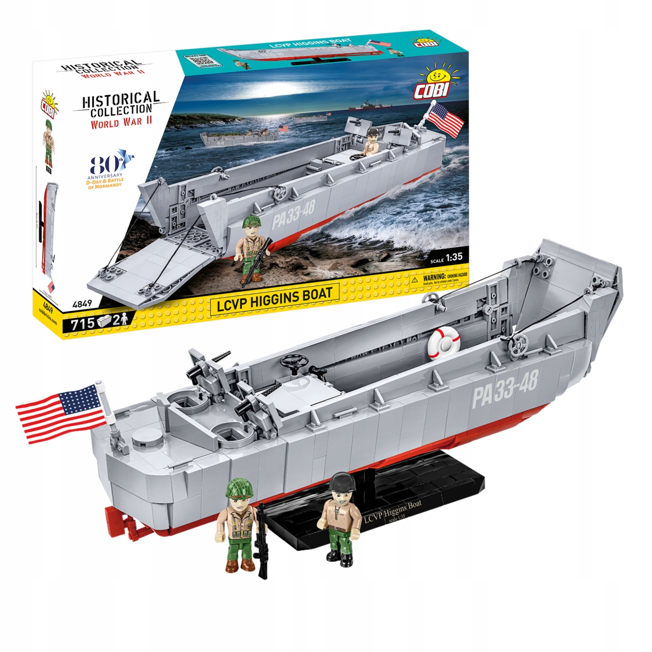 Łódź Lcvp Higgins Boat 715 Kl (4849)